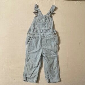 Gymboree‎ Baby Denim Overalls Light Blue Adjustable Straps 12-18 Months